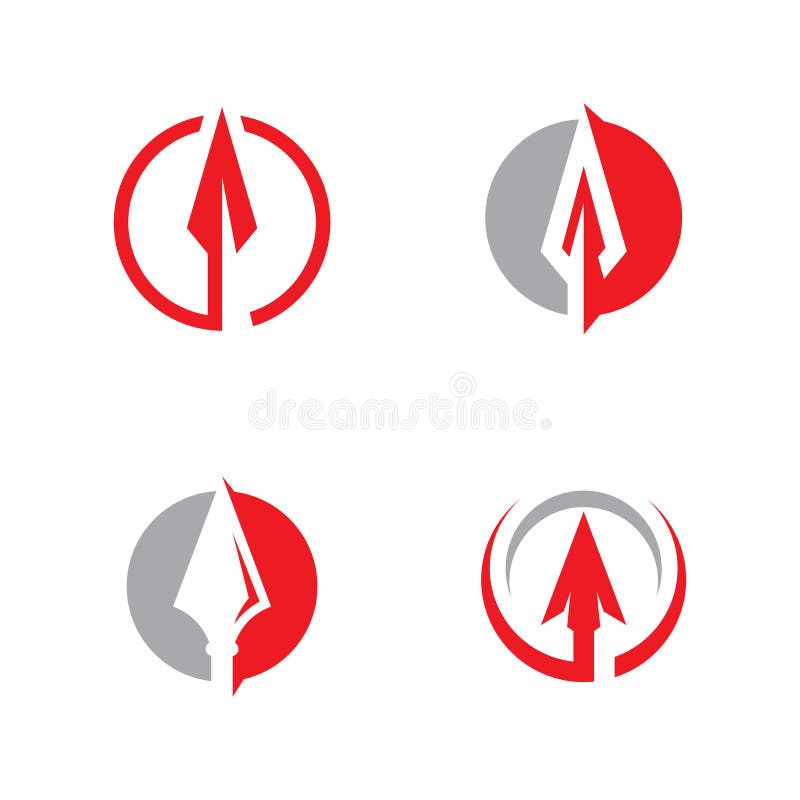 Spear Logo Vector Design Template Stock Vector - Illustration of ...