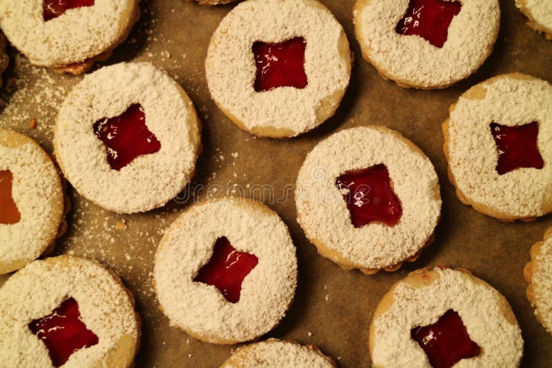 Close-up Of Christmas Cookies Stock Photo - Image of short ...