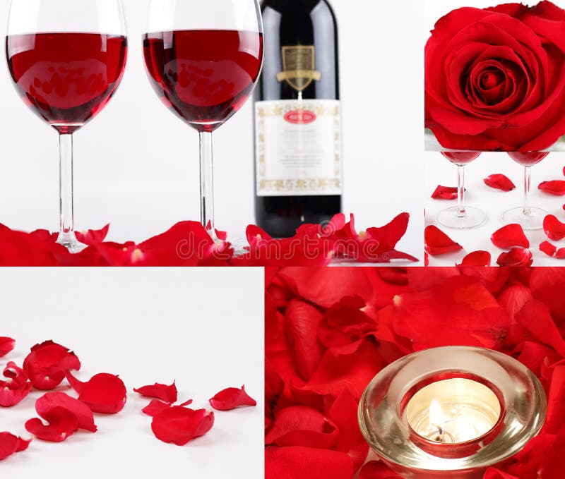 Special Occasion for Celebration Red Wine is Poured from the Bottle