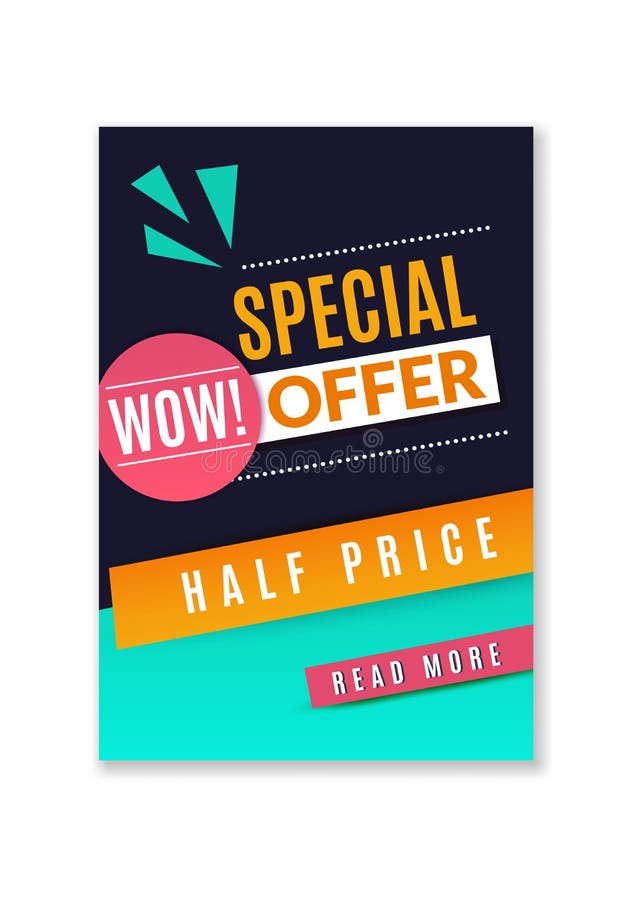 Special Offer Discount Poster Promotional Fashion Premium Product