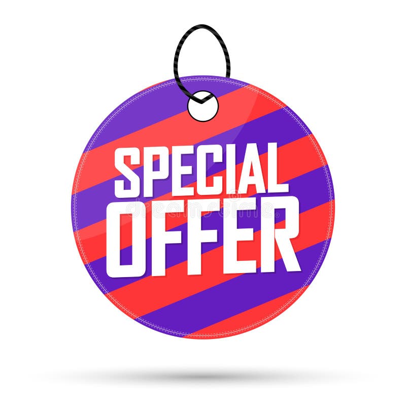 Special Offer Sale Banner Design Template Discount Tag Vector