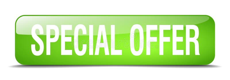 Special offer button royalty free illustration