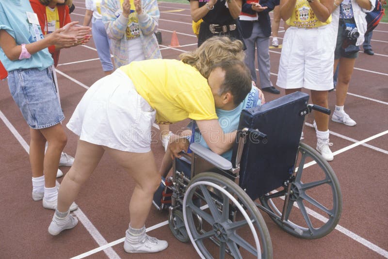 Special Olympics Athlete in Wheelchair, Editorial Stock Photo Image