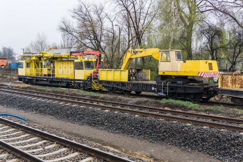 Special railway wagon stock images Special railway wagon stock images