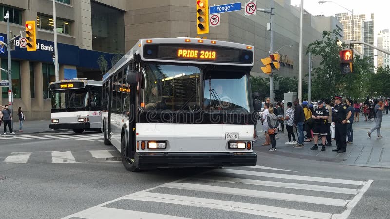 Speciale bus in Toronto stock afbeeldingen Speciale bus in Toronto stock afbeeldingen