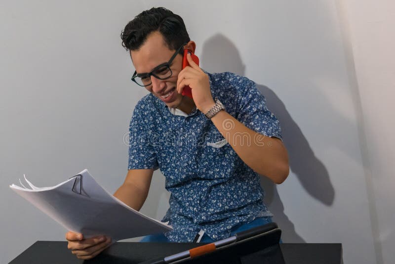 It specialist working in the office on home royalty free stock image