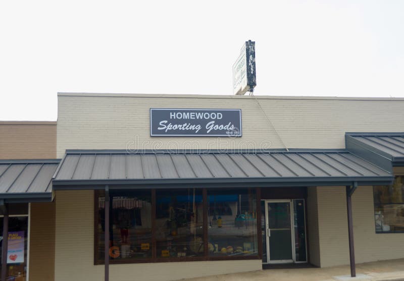 Homewood Sporting Goods, Birmingham, Alabama Editorial Image - Image of