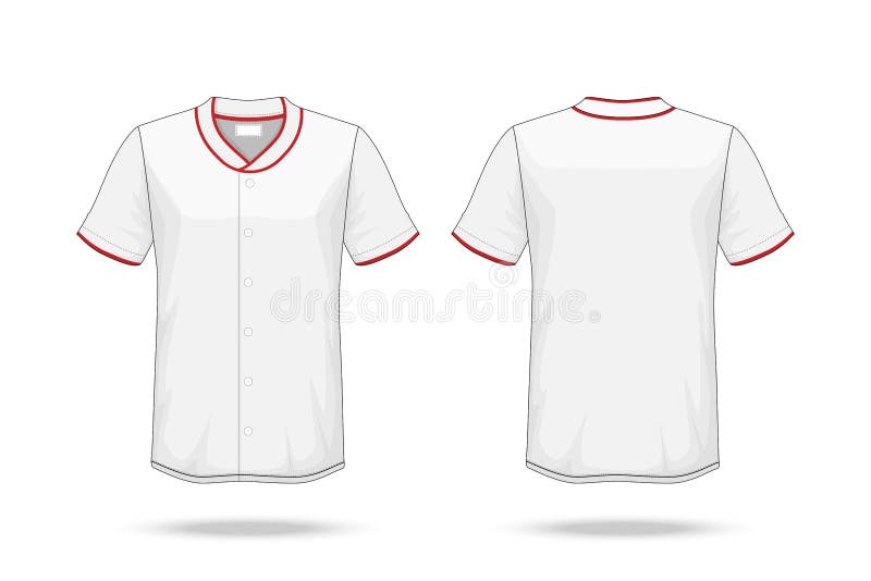 Specification Baseball T Shirt Mockup Isolated on White Background ...