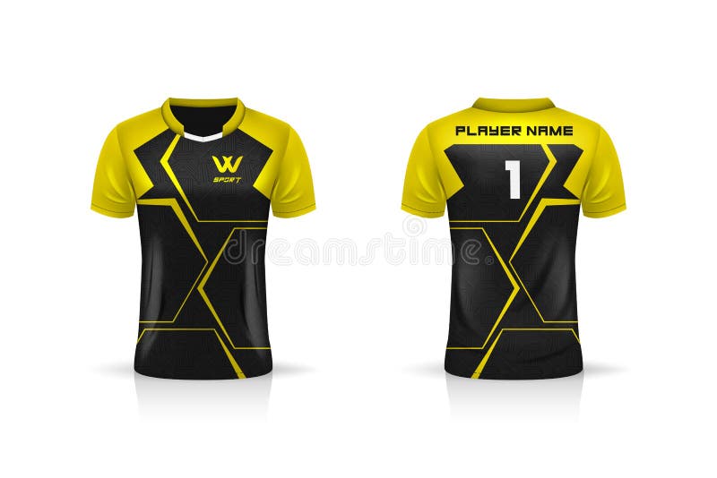 Download Specification Soccer Sport Esport Gaming T Shirt Jersey Template Mock Up Uniform Vector Illustration Stock Vector Illustration Of Jersey Soccer 185137850