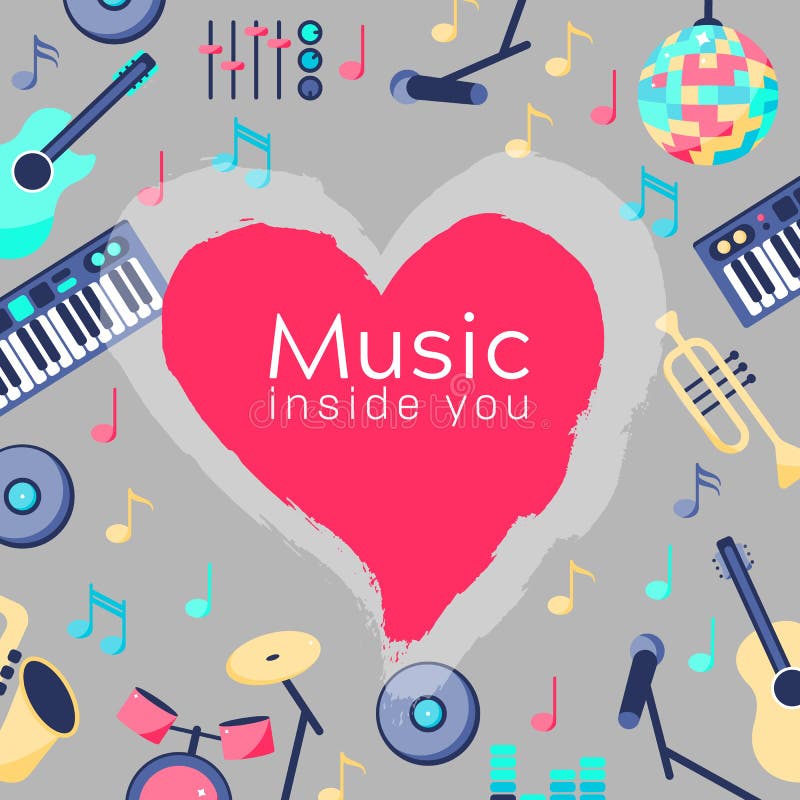 Specjalnej sprzeda?y plakat z instrumentami muzycznymi royalty ilustracja Specjalnej sprzeda?y plakat z instrumentami muzycznymi royalty ilustracja