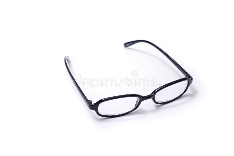 Spectacles on White Background Stock Image - Image of business ...