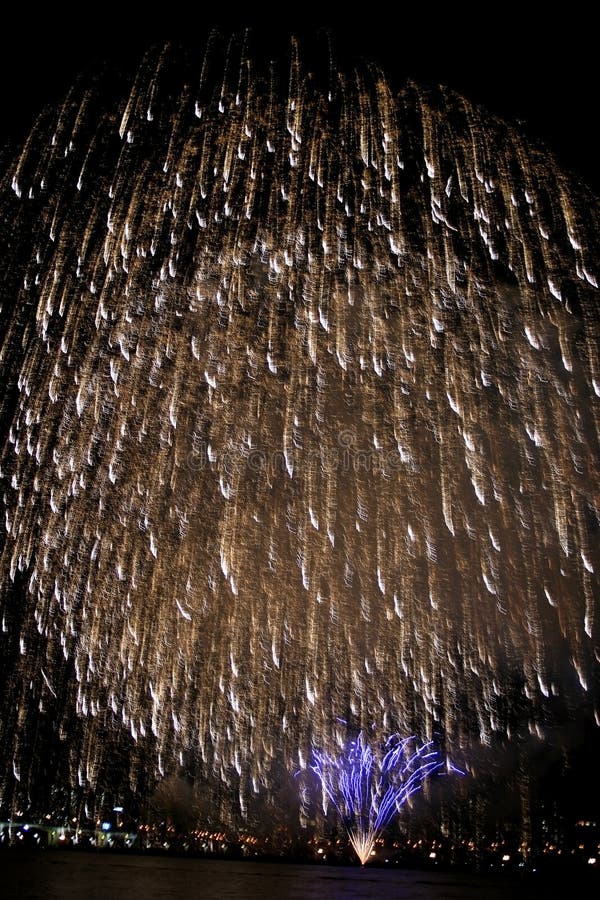 Spectacular Fireworks Display royalty free stock photos