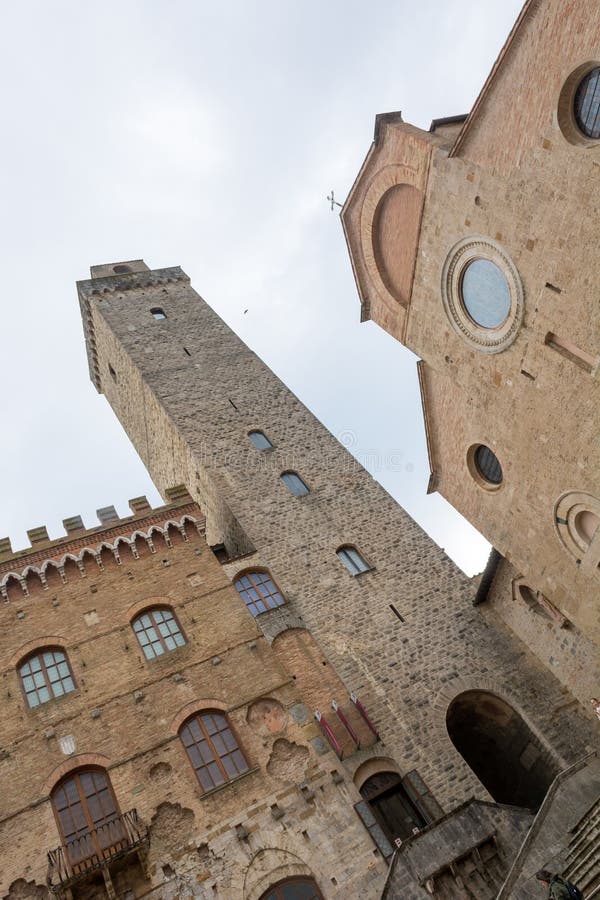 Stone Tower Medieval Town San Gimignano Italy Stock Photo Image of ancient, italian 19023178