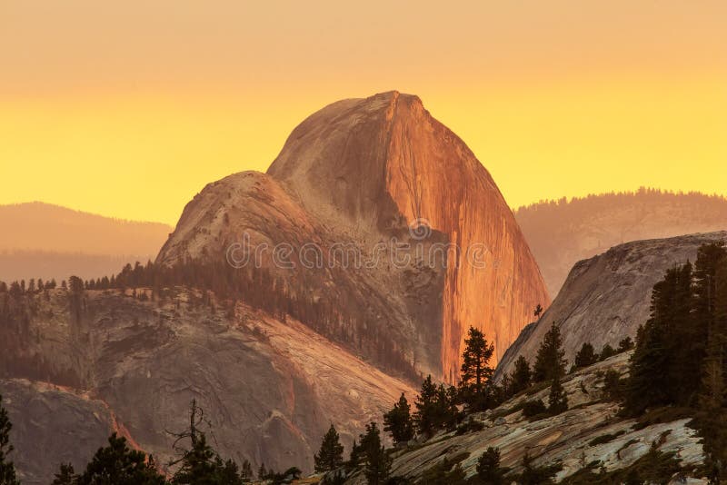 Spectacular views of the Yosemite National Park in autumn, Calif