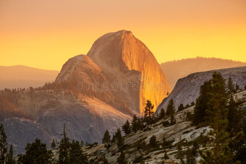 Spectacular views of the Yosemite National Park in autumn, Calif