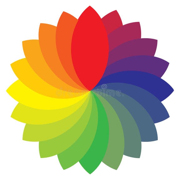 Sun Colour Wheel Stock Illustrations 76 Sun Colour Wheel Stock