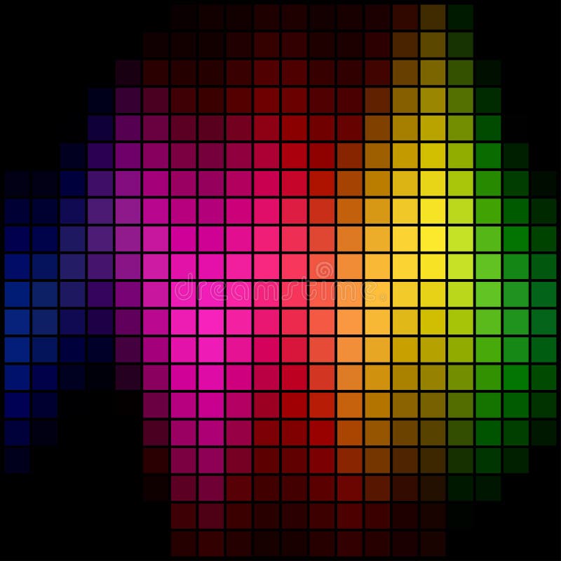 Spectrum spot mosaic