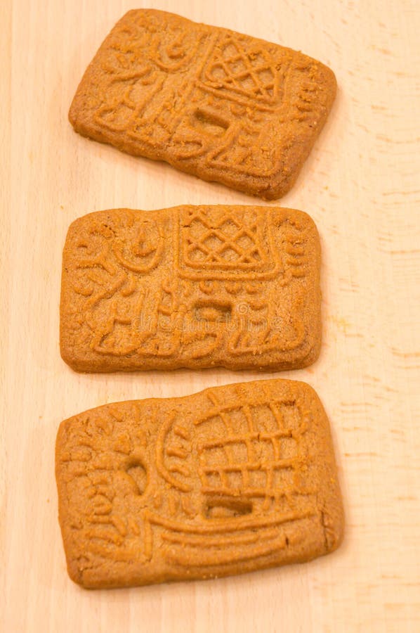 Dutch Speculaas Biscuits and Ingredients Stock Photo Image of season