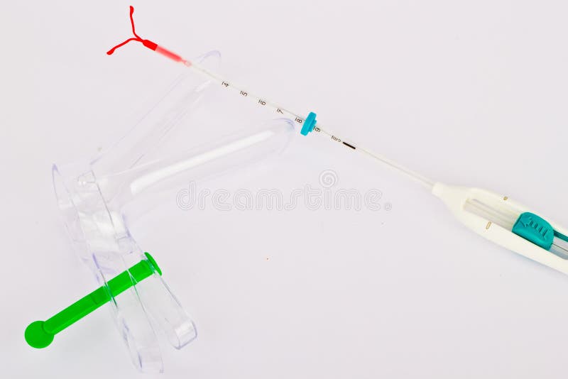 Speculum and IUD stock image. Image of intrauterine, instrument 38787669