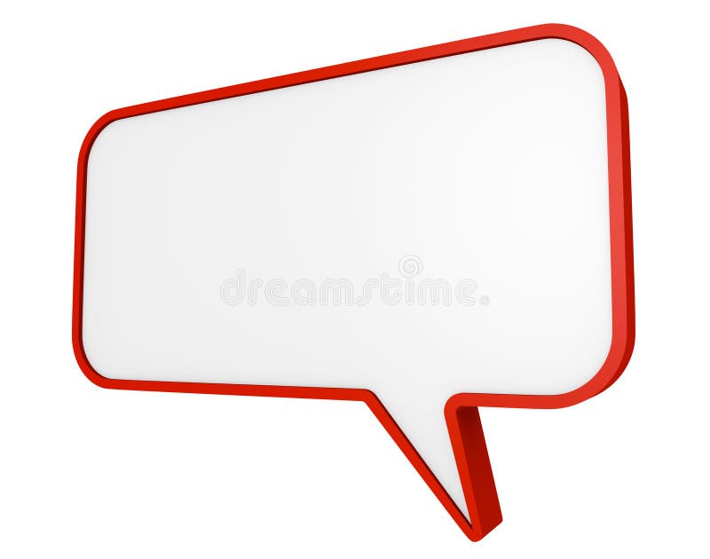 Speech bubble royalty free illustration