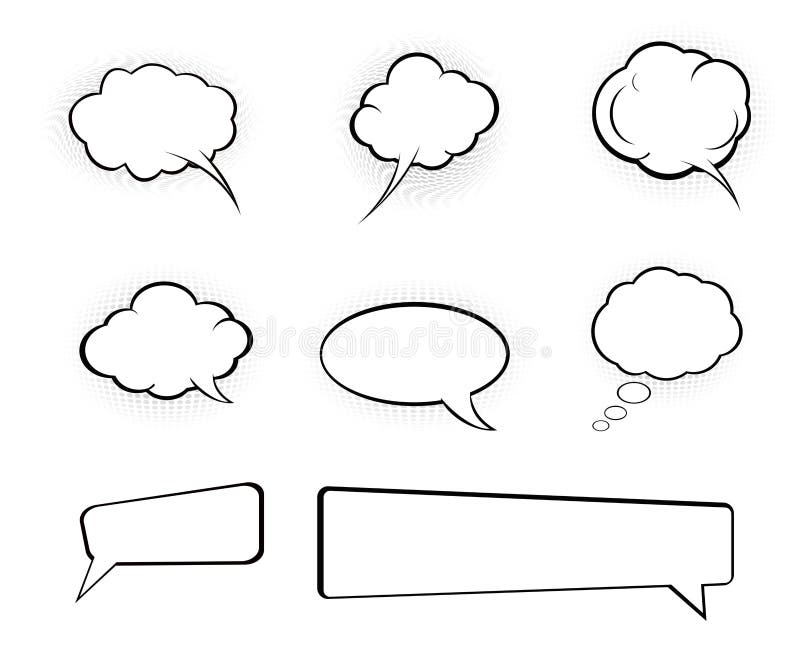 Speech bubble royalty free illustration