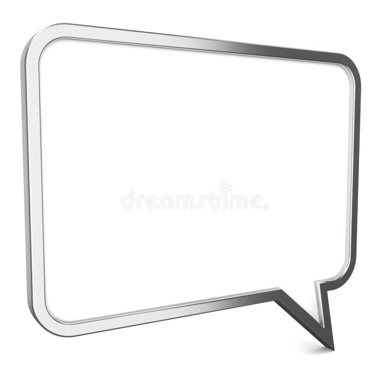 Speech bubble stock illustration