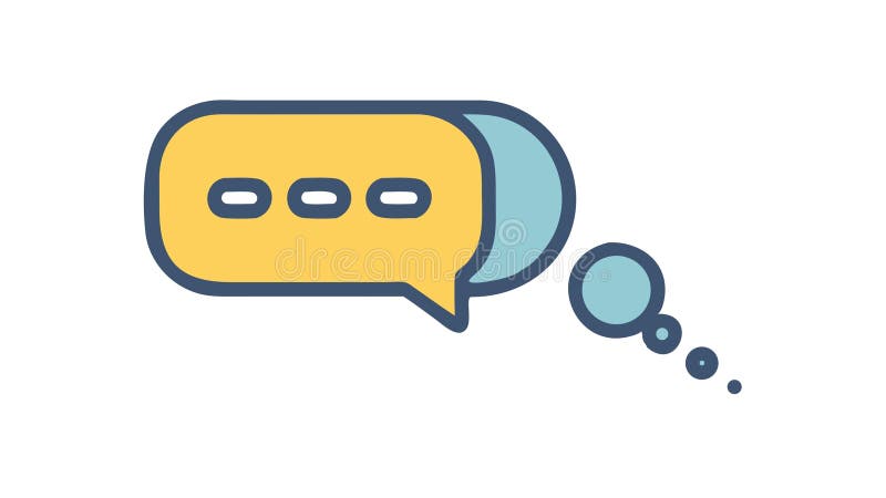 Speech Bubble Dots Icon, Typing Indicator Chat Symbol, vector design Generative AI vector illustration