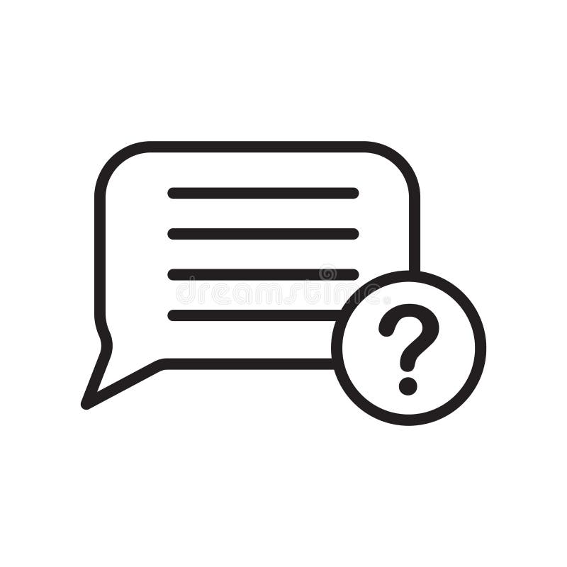 Speech bubble icon vector sign and symbol isolated on white background, Speech bubble logo concept , outline symbol, linear sign stock illustration Speech bubble icon vector sign and symbol isolated on white background, Speech bubble logo concept , outline symbol, linear sign stock illustration