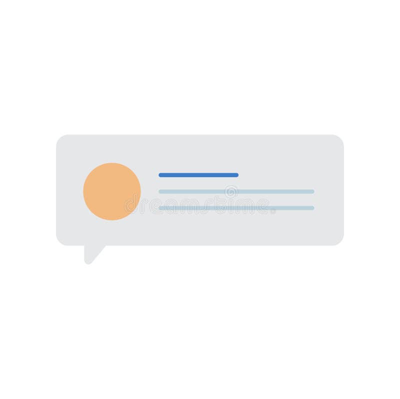 Speech bubble message vector illustration vector illustration