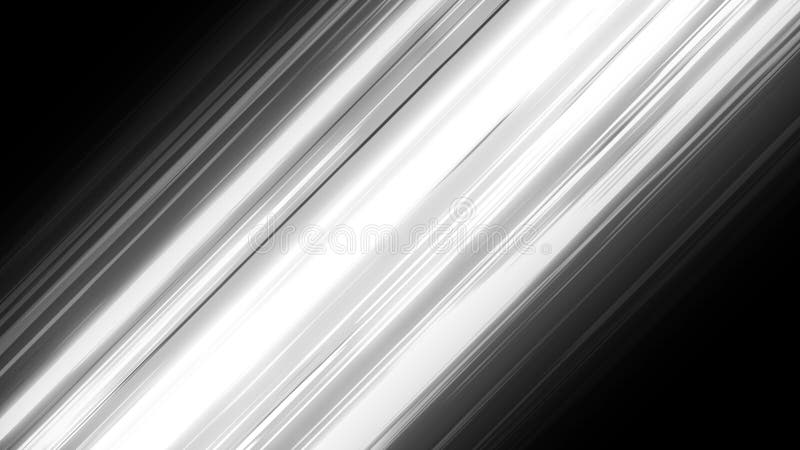 Speed Black and White 3d illustration abstract anime background