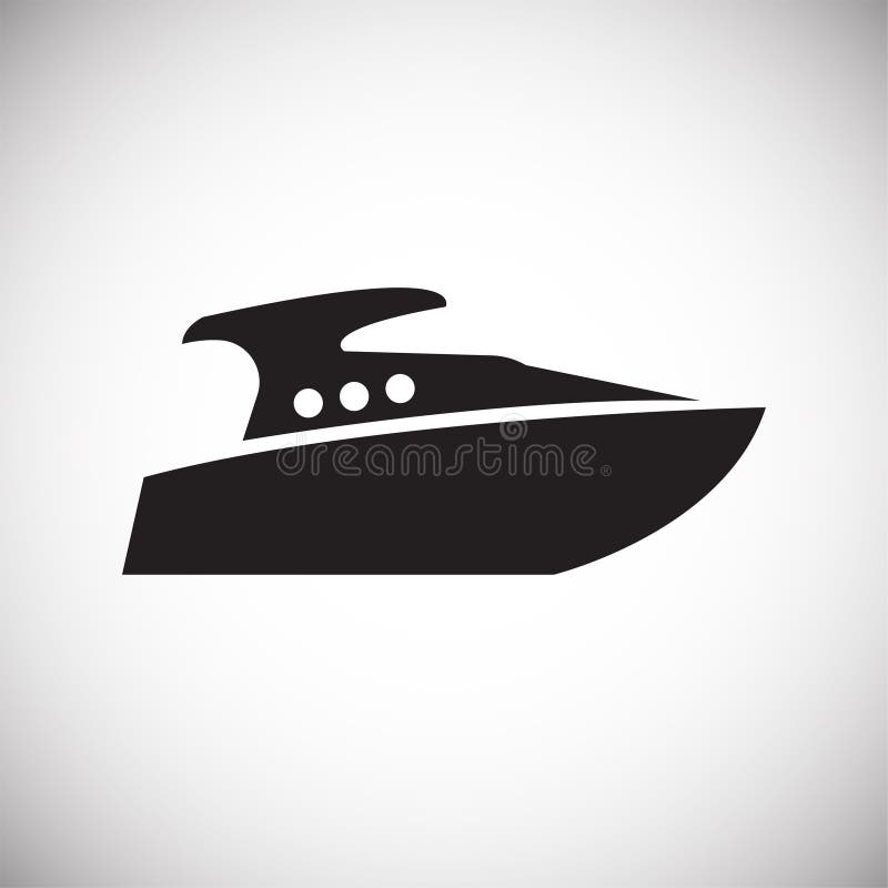 Speed boat line icon Royalty Free Vector Image