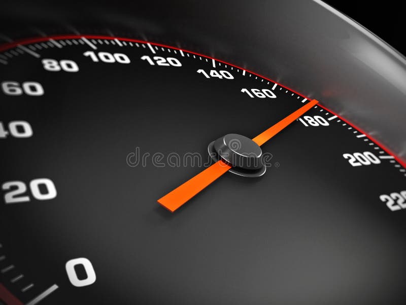 Speed gauge vector illustration