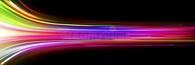 Speed light effect, fast dynamic line background