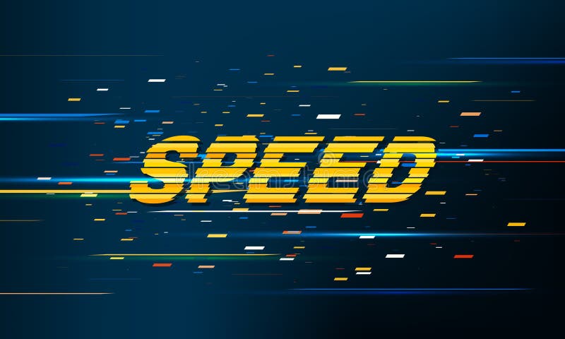 Speed Movement Pattern Background. Fast Technology Design concept. Colored Random particles. Glitch text effect. Vector Illustration vector illustration Speed Movement Pattern Background. Fast Technology Design concept. Colored Random particles. Glitch text effect. Vector Illustration vector illustration