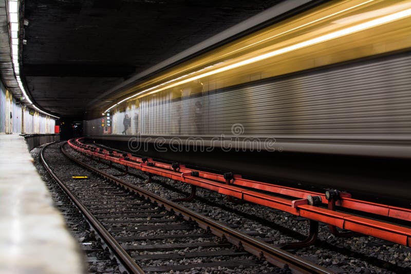 Speed Subway Train