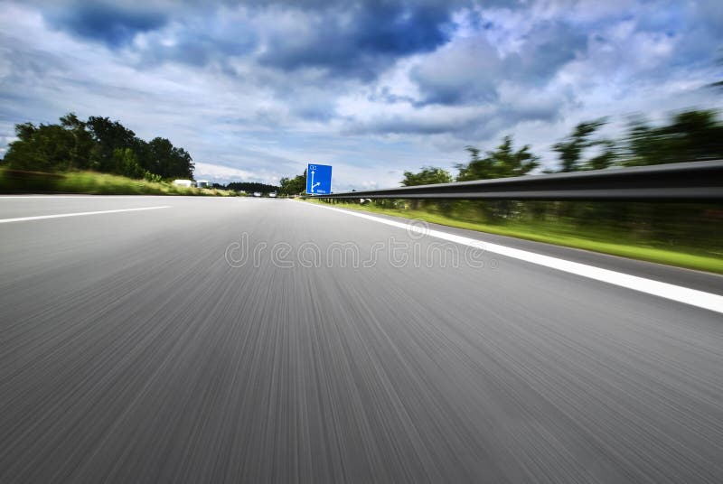 Speeding on autobahn