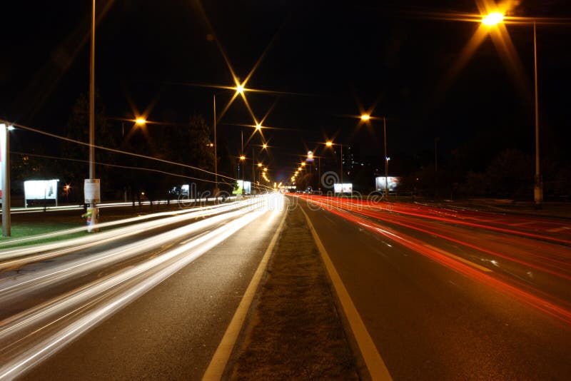Speeding lights stock photo. Image of rockets, fiction 11238914