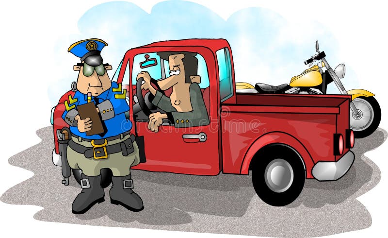 Speeding Ticket stock illustration. Illustration of writing - 45836