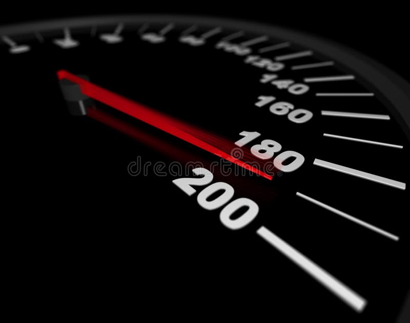 Speeding to the Limit vector illustration