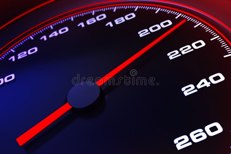 Speedometer stock illustration