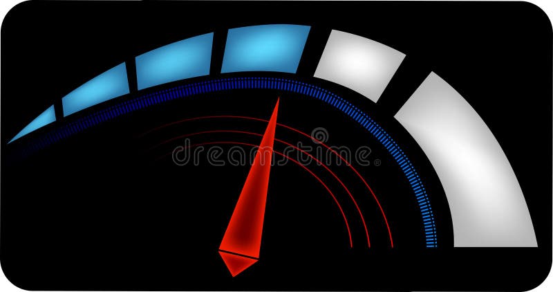Speedometer royalty free illustration