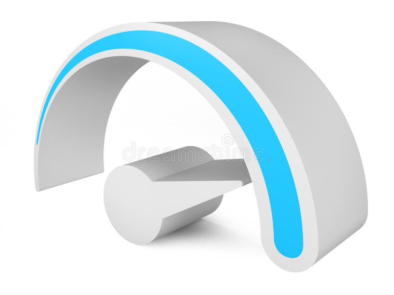 speedometer abstrakt symbolvektor för illustration 3d stock illustrationer speedometer abstrakt symbolvektor för illustration 3d stock illustrationer