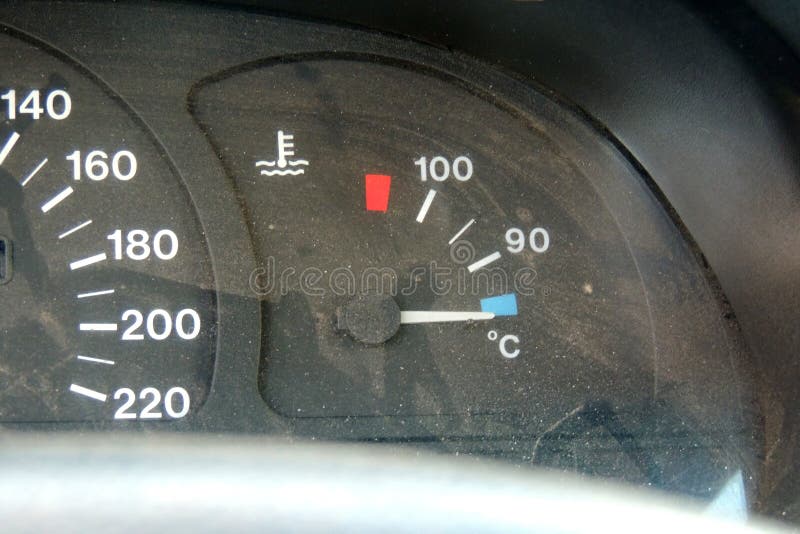 Speedometer in a car stock image. Image of instrument 183391395