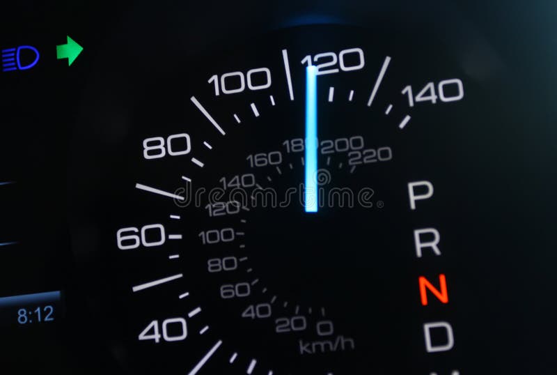 Speedometer stock image. Image of instrument, kilometre 94388861