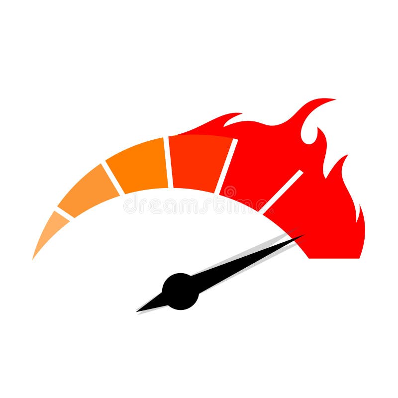 Speedometer icon vector illustration