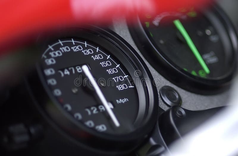 Speedometer and tachometer