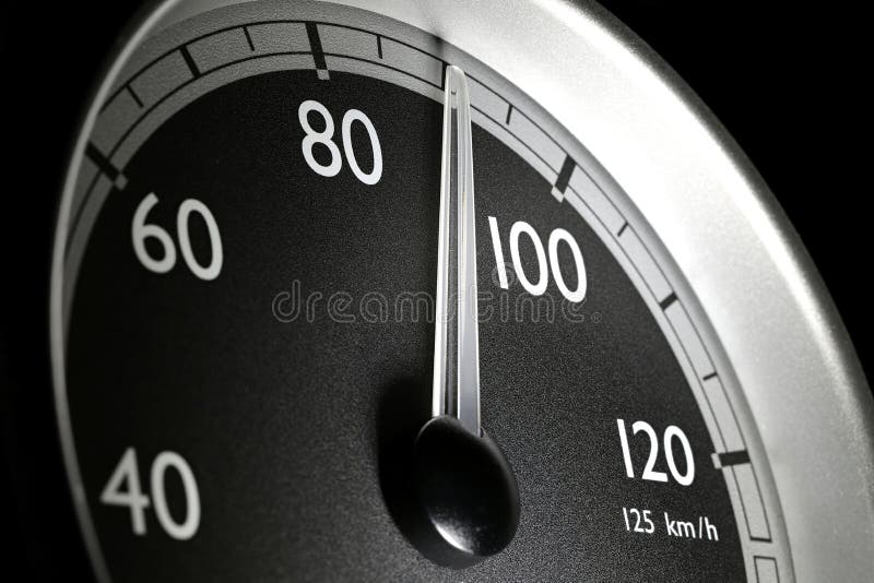Speedometer of a truck stock image. Image of engine 148460095