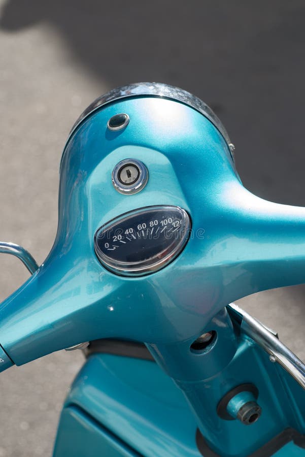 Vintage bike speedometer stock photo. Image of motorcycle 108614032