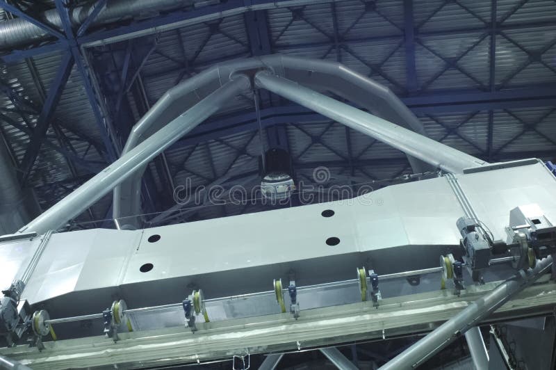 Spegel av teleskopet av Cerro Paranal arkivfoto Spegel av teleskopet av Cerro Paranal arkivfoto