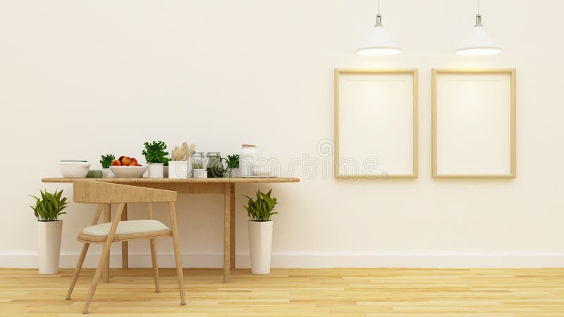 Speiseschrank- und Studiobild - Wiedergabe 3d lizenzfreie abbildung Speiseschrank- und Studiobild - Wiedergabe 3d lizenzfreie abbildung